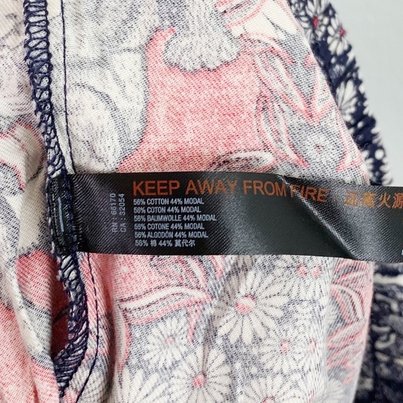 NWT Anthropologie Florence Balducci Menagerie Flannel Printed Sleep Pants - Picture 12 of 13